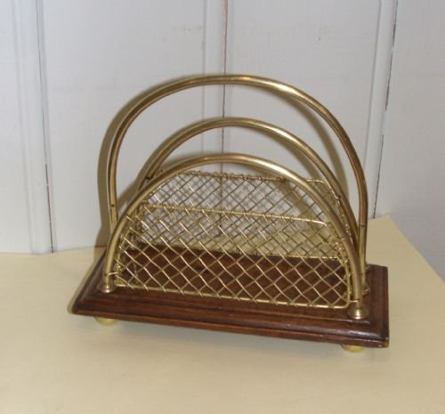 Edwardian Brass Letter Rack